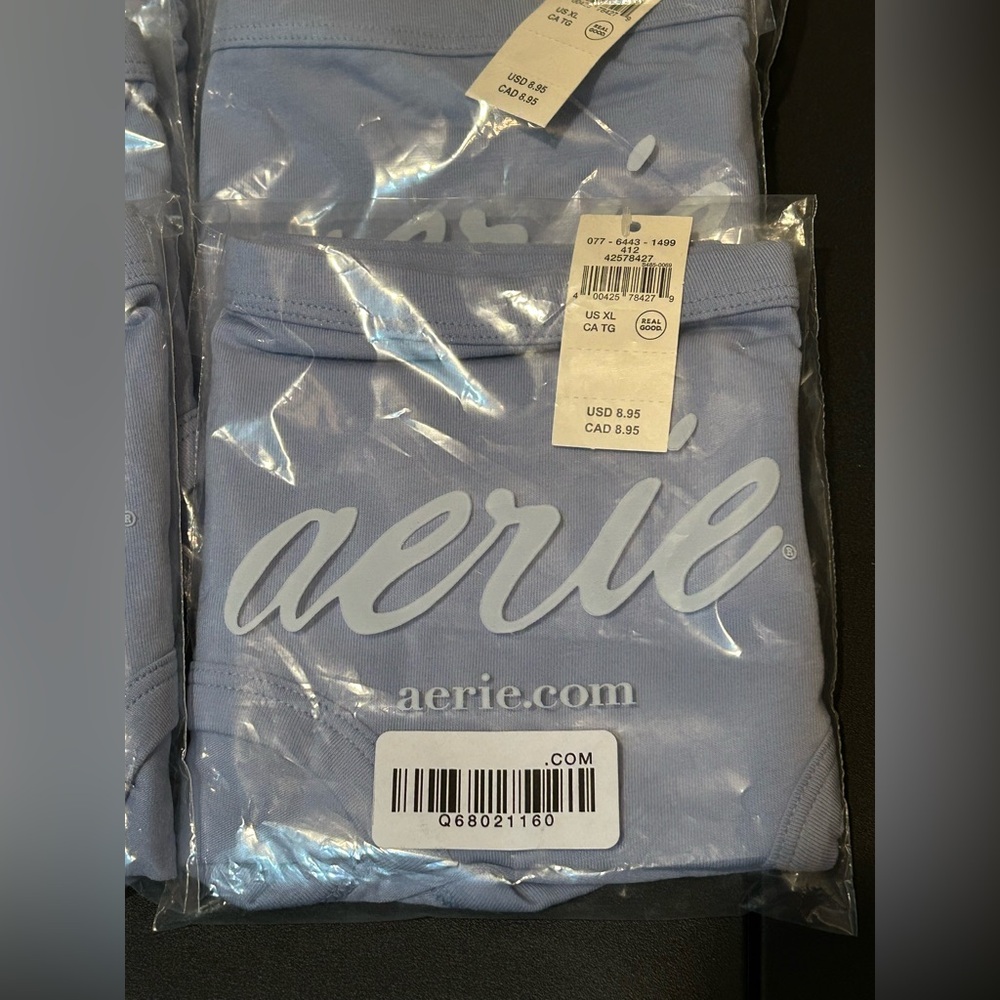 NWT Aerie Superchill Original Cotton Boybrief Underwear Monaco Blue XL Lot of 7